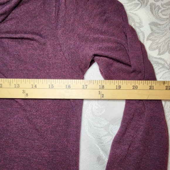 Ruby Ribbon Manhattan Tunic Wine Heather #0054 - Picture 8 of 9
